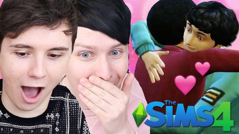 Dan and Phil — s05e08 — DAB AND EVAN’S EMBRACE - Dan and Phil Play: Sims 4 #50