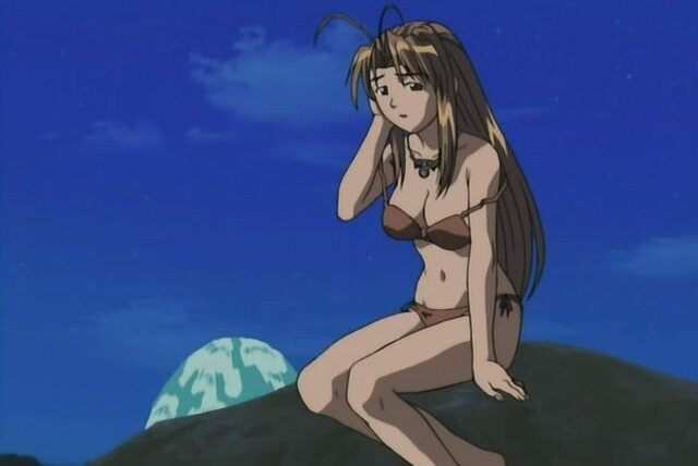 Love Hina — s01e17 — Mesmerized by Naru on the Haunted Island! Something's Fishy!