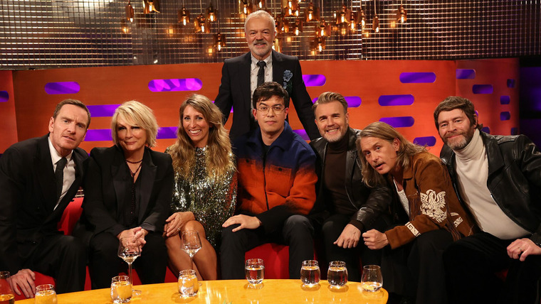 The Graham Norton Show — s31e08 — Michael Fassbender, Jennifer Saunders, Daisy Haggard, Phil Wang, Take That