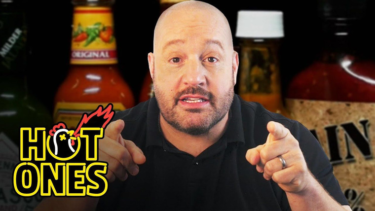 Hot Ones — s14e03 — Kevin James Forgets Who He Is While Eating Spicy Wings