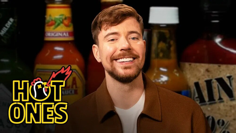 Горячие — s29e03 — MrBeast Faces His Scariest Challenge Yet While Eating Spicy Wings