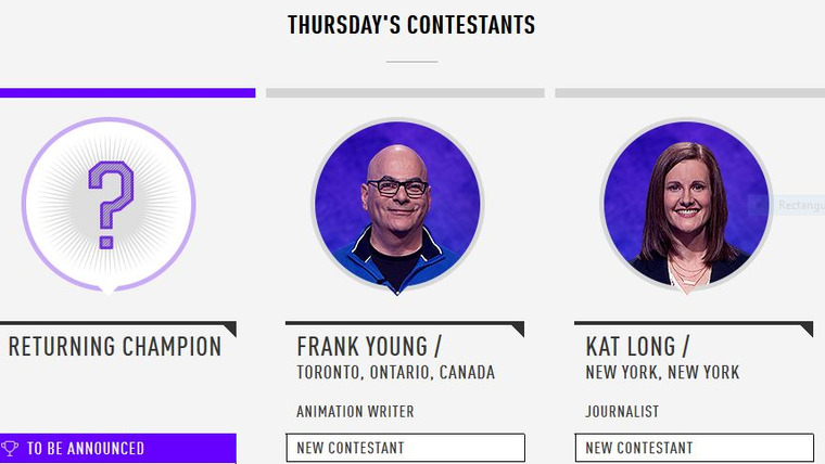 Jeopardy! — s2018e129 — Dana Wayne Vs. Kristin Philips Vs. Hope Shinn, show # 7879.