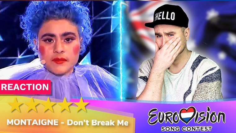 RUSSELL BLOG — s04e28 — Montaigne — Don't Break Me — РЕАКЦИЯ (Австралия Евровидение 2020|Eurovision Australia)