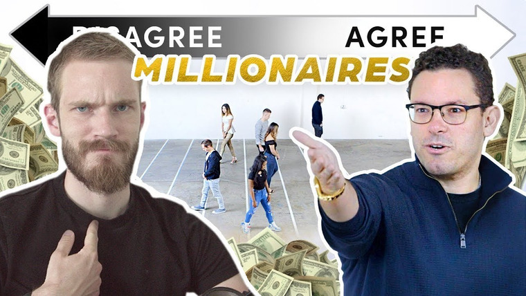 PewDiePie — s11e69 — Do All Millionaires Think The Same? — Jubilee React — 8