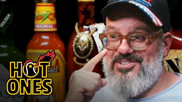 Hot Ones — s02e19 — David Cross Embraces the Extremes of Spicy Wings