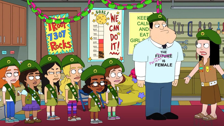American Dad! — s18e17 — Hayley Was a Girl Scout?