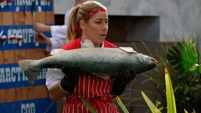 Адская кухня — s17e09 — Catch of the Day