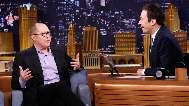 Ночное шоу с Джимми Фэллоном — s2014e21 — James Spader, Kermit the Frog, Black 47