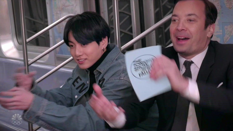 The Tonight Show Starring Jimmy Fallon — s2020e31 — The Tonight Show: Subway Special with BTS