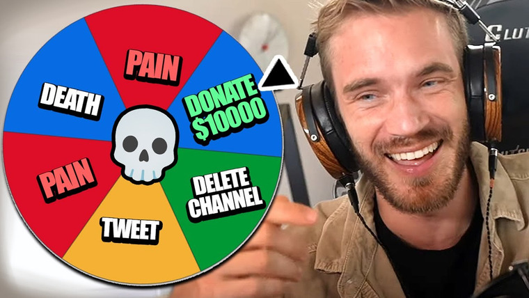 PewDiePie — s13e57 — You Laugh You Spin the Wheel of PAIN