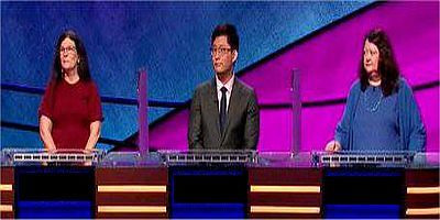 Jeopardy! — s2019e207 — Beth Stewart Vs. Ben Zhang Vs. Ellen Keane, Show # 8103