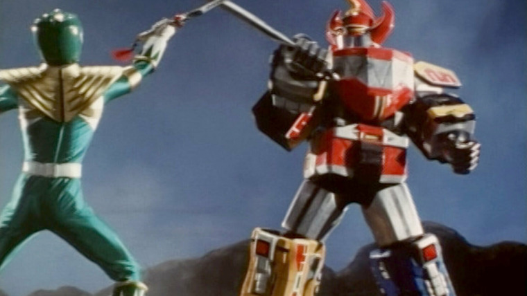 Power Rangers — s01e20 — Green with Evil (4): Eclipsing Megazord
