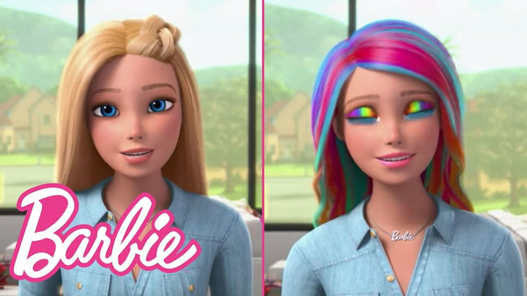 Barbie Vlogs — s01e115 — RAINBOW Makeup Tutorial