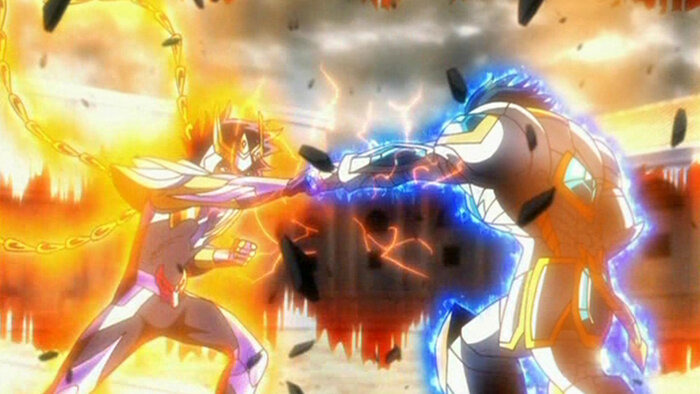 Saint Seiya Omega — s02e31 — The Peak Fighting Spirit! Ikki vs. Aegaeon!
