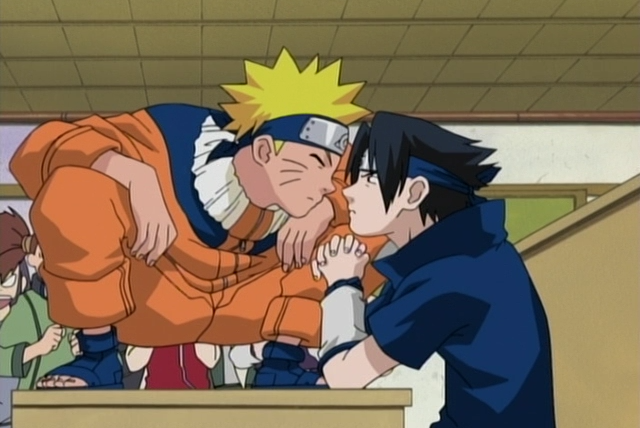 Naruto — s01e03 — A Rival!? Sasuke and Sakura