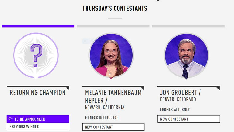 Jeopardy! — s2017e104 — Ryan Fenster Vs. Sara Helmers Vs. Justin Earnshaw, show # 7624.
