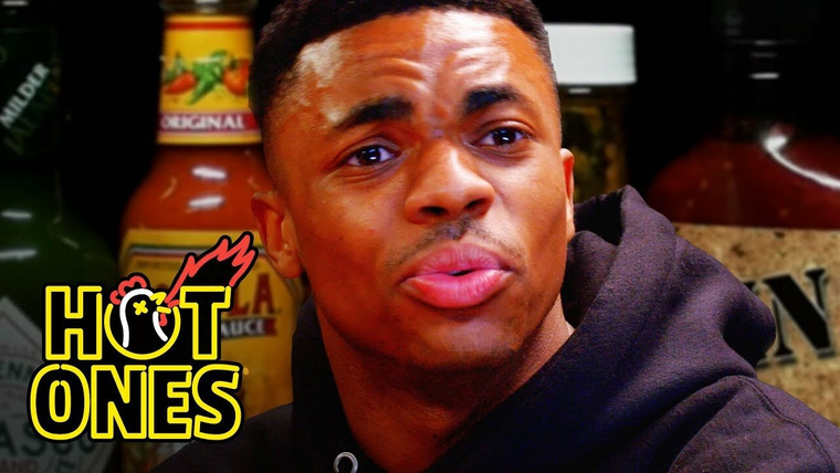 Hot Ones — s04e04 — Vince Staples Delivers Hot Takes While Eating Spicy Wings
