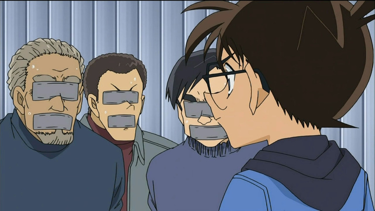 Детектив Конан — s2010e03 — Detective Boys vs. Robber Group (Silence)