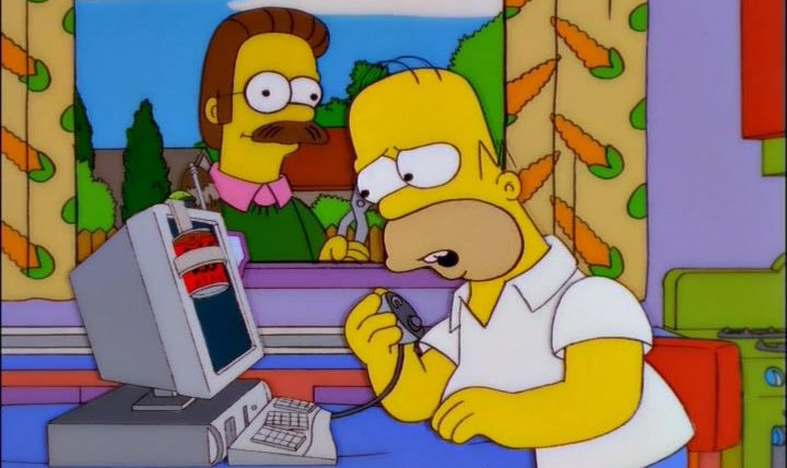 The Simpsons — s12e06 — The Computer Wore Menace Shoes