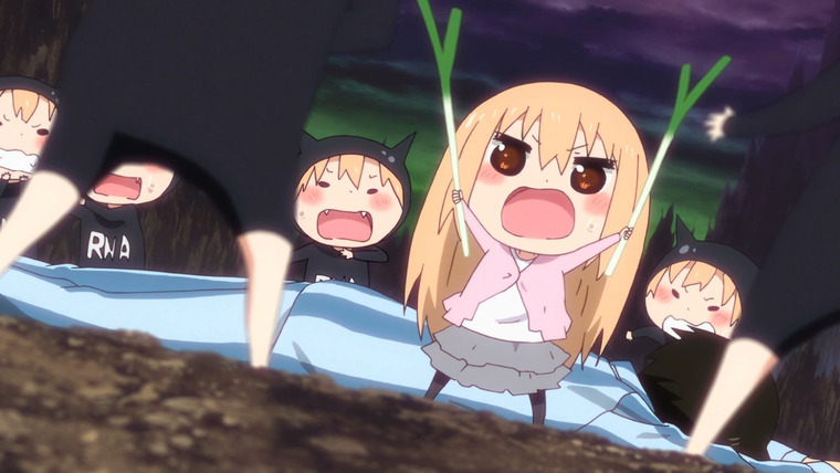 Двуличная сестренка Умару! — s01e10 — Umaru and Now and Once Upon a Time