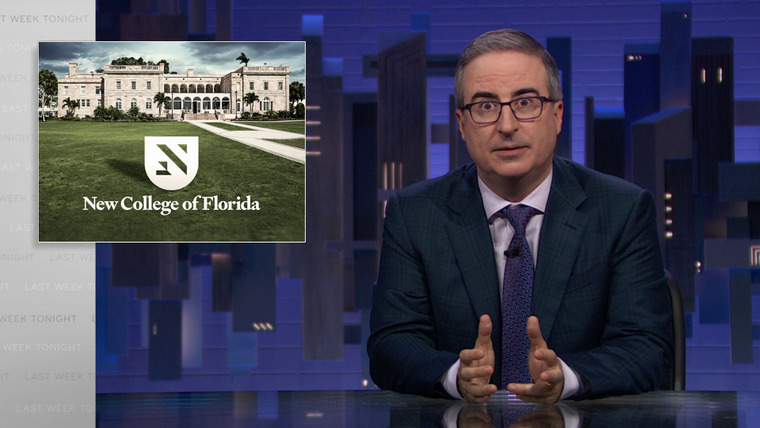 События прошедшей недели с Джоном Оливером — s13e14 — New College of Florida