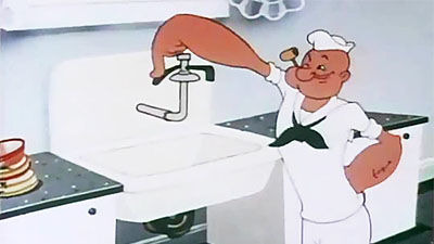 Popeye — s1954e01 — Floor Flusher