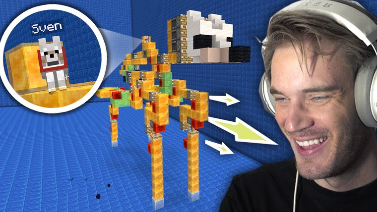 ПьюДиПай — s10e320 — I made a GIANT Robot Dog for My Minecraft Dog