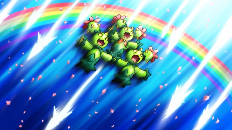 Покемон — s06e55 — Over the Rainbow! Maracacchi Musical!!