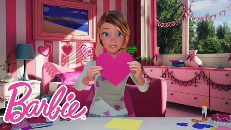 Barbie Vlogs — s01e31 — EASY DIY Valentine's Day Cards Tutorial