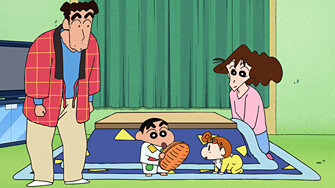Crayon Shin-chan — s2015e01 — The Cozy Hot Water Bottle / Definitely Pick Up the Stone