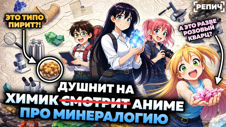 Репич — s05e02 — ХИМИК смотрит аниме ДРАГОЦЕННОСТИ РУРИ 🧬