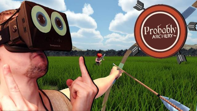 Jacksepticeye — s03e133 — Probably Archery with the Oculus Rift | I'M ROBIN HOOD!!