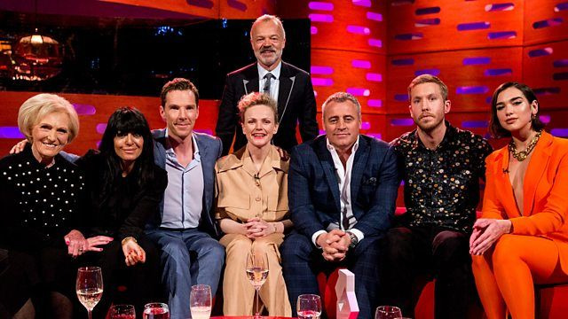 Шоу Грэма Нортона — s23e03 — Benedict Cumberbatch, Matt LeBlanc, Maxine Peake, Mary Berry, Claudia Winkleman, Calvin Harris, Dua Lipa