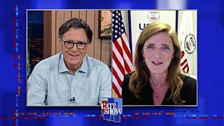 The Late Show with Stephen Colbert — s2021e80 — Samantha Power, Maroon 5, Seth Rogen
