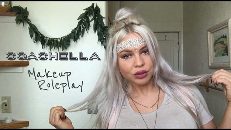 HunniBee ASMR — s01e06 — ~ Coachella Inspired ~ Makeup Role Play | ASMR