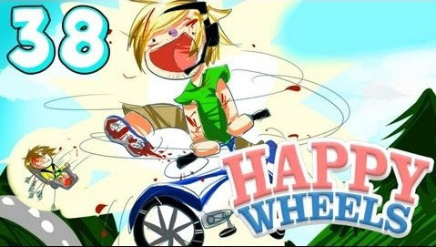 PewDiePie — s03e216 — SUPER EPIC ULTRA IMPOSSIBLE JUMP! - Happy Wheels - Part 38
