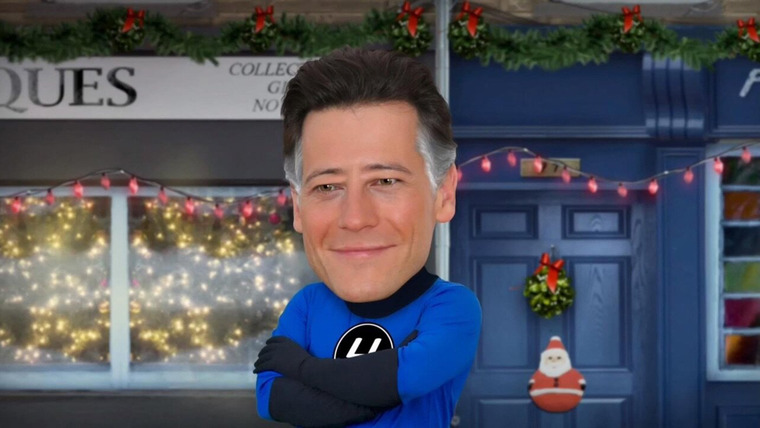 Псих — s03e20 — Fantastic Four Christmases / Red and White Collar