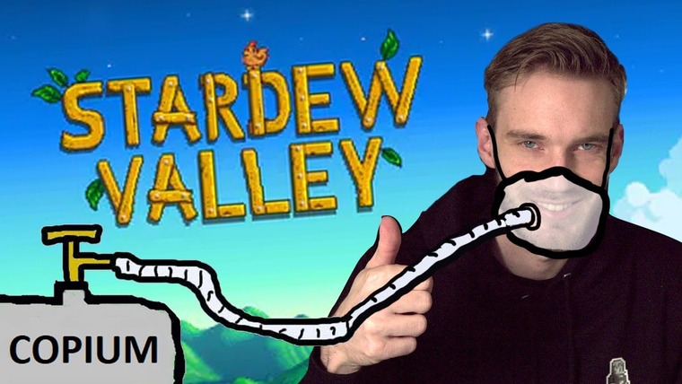 PewDiePie — s12e19 — Stardew Valley — Part 1 — Cope Stream