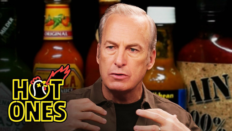 Hot Ones — s20e09 — Bob Odenkirk Has a Fire in His Belly While Eating Spicy Wings