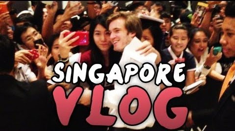 PewDiePie — s04e244 — VLOG - Singapore - BROS ARE EVERYWHERE!