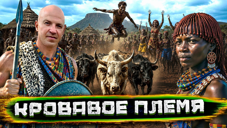 Погнали! — s06e06 — «Жена сама копит мужу на вторую жену». 24 часа в первобытном племени Хамер / Эфиопия