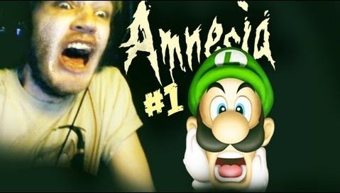PewDiePie — s03e160 — BOOM HEADSHOT! - Amnesia: Custom Story - Part 1 - Nintendo Castle Horror