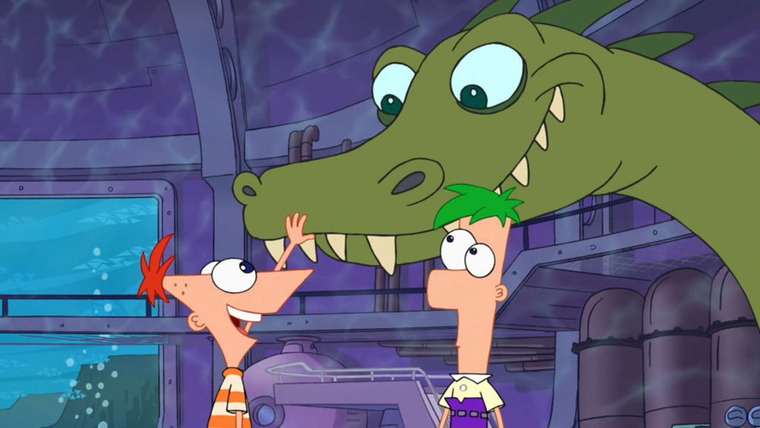 Phineas and Ferb — s02e01 — The Lake Nose Monster