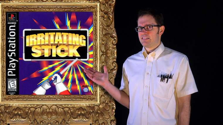 The Angry Video Game Nerd — s09 special-0 — Bad Game Cover Art #13 - Irritating Stick (PS1)
