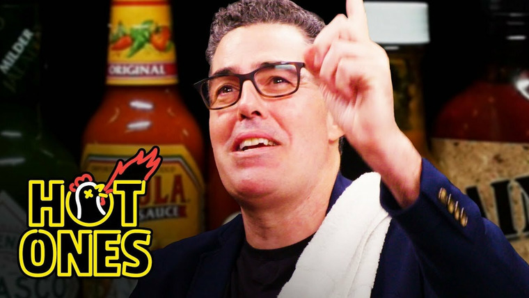 Hot Ones — s07e04 — Adam Carolla Rants Like a Pro While Eating Spicy Wings