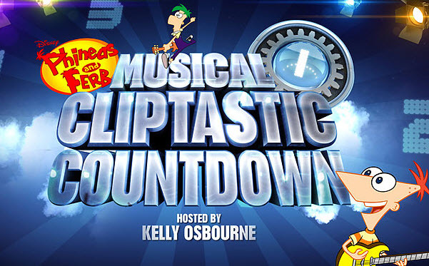 Phineas and Ferb — s04e15 — Phineas and Ferb Musical Cliptastic Countdown Hosted By Kelly Osbourne