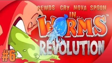 PewDiePie — s04e132 — Worms Revolution (6) w/ Cry, Nova & Sp00n! Match 3 (FINAL)