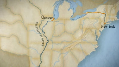 Американское приключение — s15e03 — Chicago: City of the Century: Mudhole to Metropolis