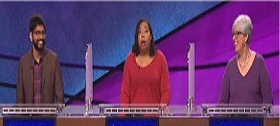 Jeopardy! — s2016e148 — Abigail Myers, Amy Falconetti, Nora Rowaily, show # 7438.