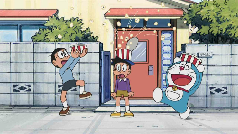 Дораэмон — s10e27 — Anger Popcorn / Raccoon Maker